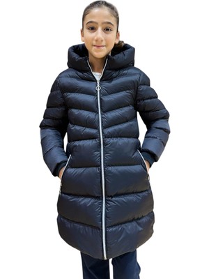 Benitto Kids Kız Çocuk Kapüşonlu Kışlık Şişme Mont 51338