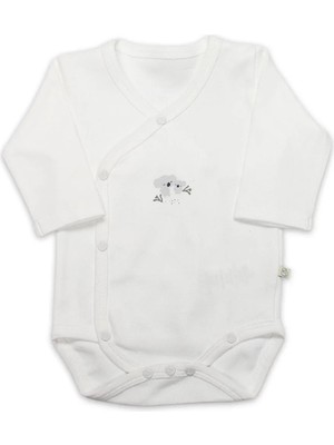 Moda Şahsenem Bistyle Kruvaze Body Uzun Kol Lıttle Koala 17113 Gri