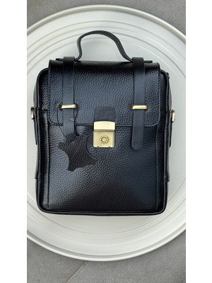 ELLARİS DERİ Hakiki deri el ve omuz çantası