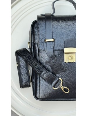 ELLARİS DERİ Hakiki deri el ve omuz çantası