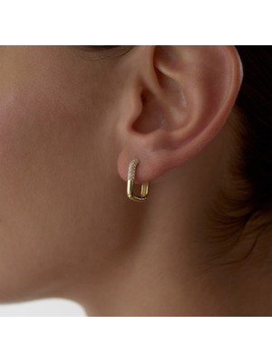 Rayna Işıltı Clip Küpe