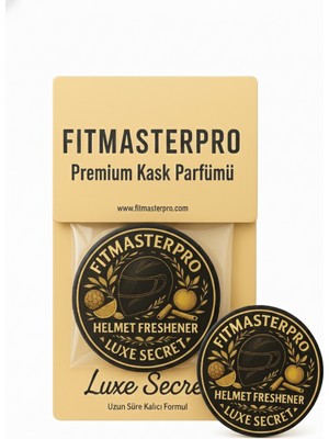 Fitmasterpro Premium Kask Parfümü-Kask Kokusu-Luxe Secret 4 Adet