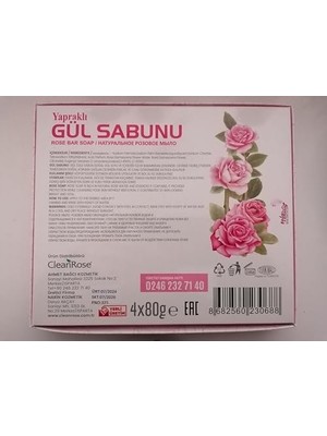 Storemax Cleanrose Yapraklı Gül Sabunu 80X4 320GR