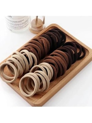 Storemax Kadın 100&APOS;LÜ Havlu Lastik Toka Seti,kadın Çocuk Mandal Toka, Lastik Toka Seti, Toka Organizer, Toka, Kız Çocuk Toka, Kadife Toka (Kahve Tonları)