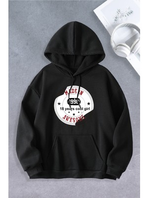 Nevermind Unisex Kadın Erkek 18 Years Cool Girl Baskılı Sweatshirt