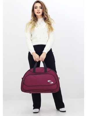 Probag Bordo Spor ve Seyahat Çantası – Ayakkabı Bölmeli, Su Geçirmez, Omuz Askılı Antrenman Çantası