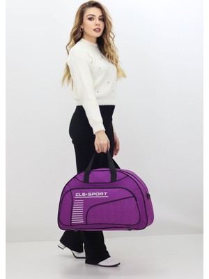 Probag Mor Spor ve Seyahat Çantası – Ayakkabı Bölmeli, Su Geçirmez, Omuz Askılı Antrenman Çantası