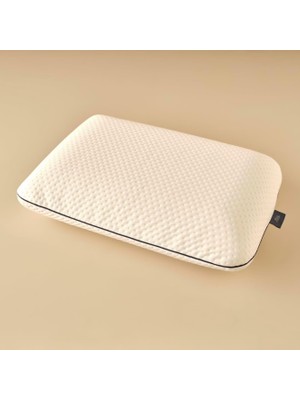 Storemax Düz Dış Kumaş:%65%35 Viskon/iç DOLGU:%100 Viskoelastik Sünger Yastık, Beyaz, 60X40X13 cm