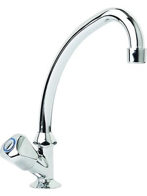 Itimat Alfa 215A Tekli Topaç Eviye Musluğu Tezgah Üstü