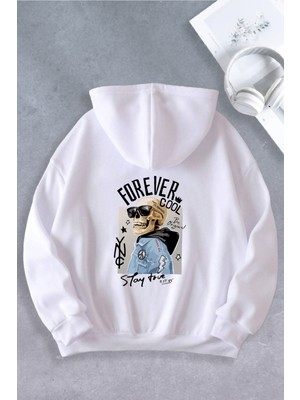 Nevermind Nevermind Unisex Kadın Erkek Forever Cool Oversize Sweatshirt 2 İPLİK