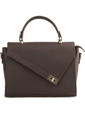 Armine 405 Kadın Omuz Çantası Kahverengi