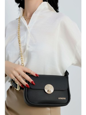 Armine 397 Kadın Omuz Çantası Siyah