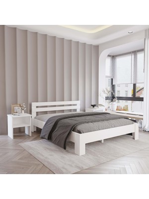Renazzo Letto Mdf Karyola Komodin Set | Kolay Kurulum