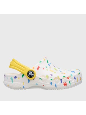 Crocs Baya Seasonal Prınted Beyaz Terlik 209728-94S