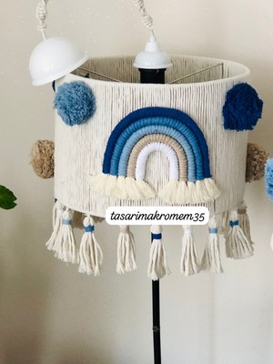 Tasarımakromem35 Makrome Avize Duy Dahil