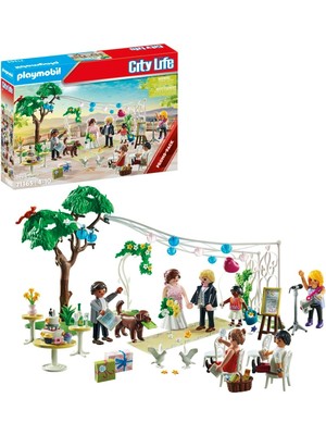 Storemax City Life 71365 Promosyon Paketi Düğün Kutlaması, Rüya Gibi Romantik Evlilik Töreni, Düğün Dekorasyonu ve Birden Fazla Hayvan, 4 Yaşından Büyük Çocuklar Için Oyuncak
