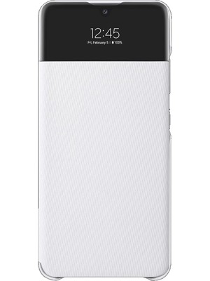 Storemax A32 S View Akıllı Kılıf Kapaklı Cüzdan, Beyaz EF-EA325P