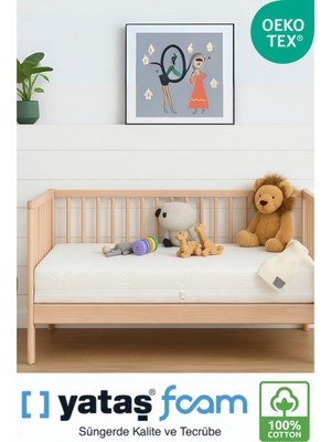 Dizanor %100 Organic Cotton Full Ortopedik Bebek Oyun Parkı,park Yatak ve Beşik Yatağı