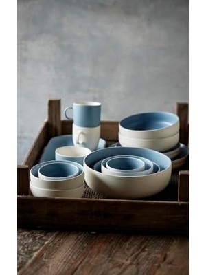 Storemax Studio Round Salata Kasesi Dia 25 cm Mat Beyaz/mat River