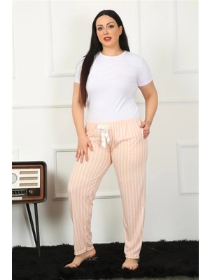 Moda Şahsenem Moda Kadın Pamuklu Büyük Beden Alt Pijama