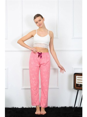 Moda Şahsenem Moda Kadın Pamuklu Alt Pijama Pembe
