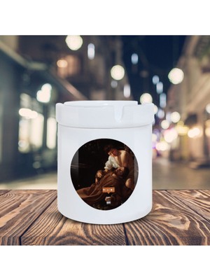 Sosyal Medya Bağımlısı Sanat Baskılı Küllük Kül Tablası- KL225