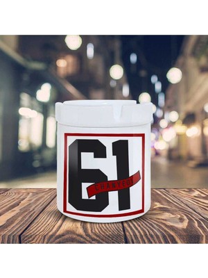 61 Chanyeol Yazı Baskılı Küllük Seramik Kül TABLASI-36951