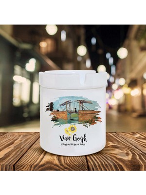 Van Gogh Temalı Seramik Küllük