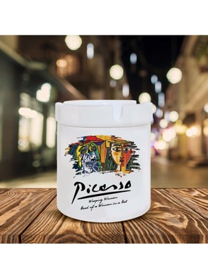Picasso Temalı Seramik Küllük