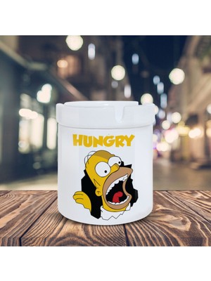 Homer Simpson Küllük Hungry Baskılı Kül Tablası K-65