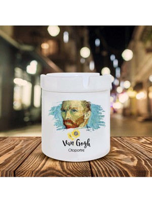Van Gogh Temalı Seramik Küllük