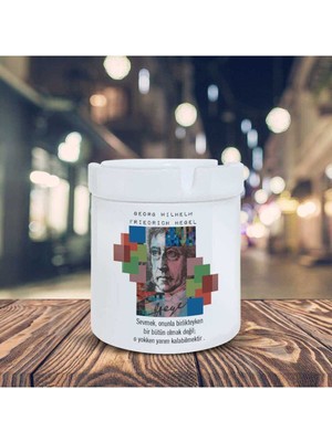 George Wilhelm Küllük Sevmek Baskılı Kül Tablası K-92