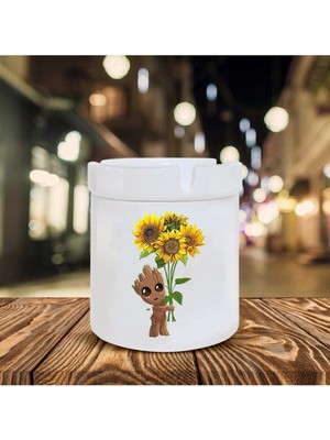 Groot Baskılı Seramik Küllük