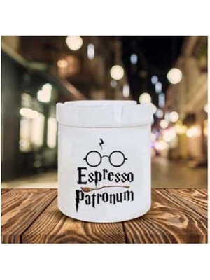 Espresso Patronum Baskılı Seramik Küllük