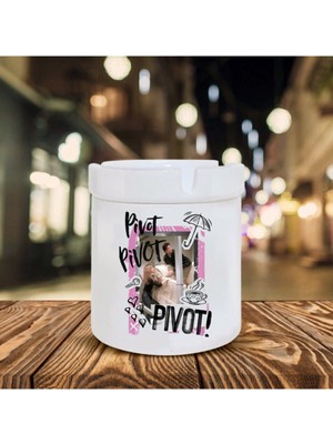 Friends Pivot Temalı Seramik Küllük