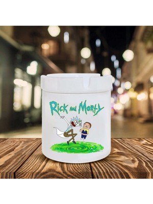 Rick And Morty Temalı Seramik Küllük