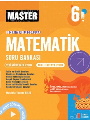Okyanus Yayınları Okyanus 6.sınıf Matematik Soru Bankası Video Çözümlü Master Sınavlara Hazırlık