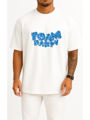 Bahriyeli Collection Oversize Foam Party Entertainment Dress Göğüs Tasarımlı Unisex T-Shirt