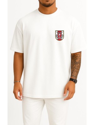 Bahriyeli Collection Oversize Türk Silahlı Kuvvetleri Cep Tasarımlı Unisex T-Shirt