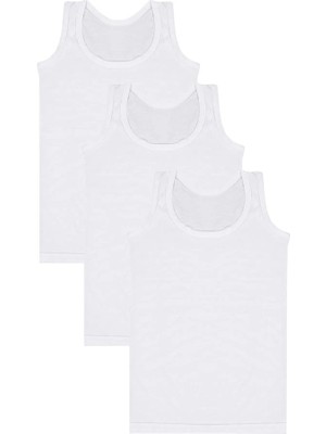 Moda Şahsenem Moda Erkek Çocuk 3'lü Penye Atlet