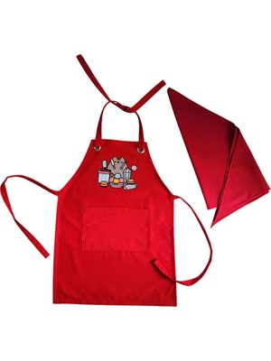 Çocuk Mutfak Önlüğü,etkinlik Önlüğü+Bandana