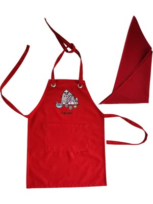 Çocuk Mutfak Önlüğü,etkinlik Önlüğü+Bandana