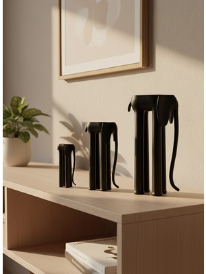 Uzun Bacaklı Filler 3 Lü Dekoratif Obje - Biblo - Dekor