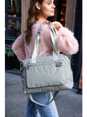 Rky Serenity Sanmorris Genişleyebilir Yan Fermuarlı Paraşüt Kumaş Ayarlanabilir Omuz Çantası