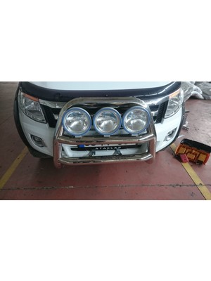 Guardbuck Ranger 2012-2015 (4x4) Yüksek Ön Koruma - Iki Ara Borulu - 60’lık Boru Isveç Model(Teraponb Işıksız)