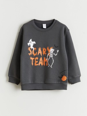 LC Waikiki Lcw Yeni Yeni Sezon Bisiklet Yaka Erkek Çocuk Sweatshirt