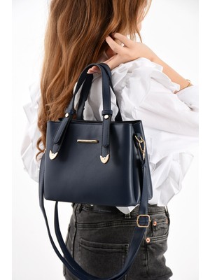 Rky Serenity Sanmorris Kadın 4 Bölmeli Aksesuarlı Sade Şık Omuz ve El Çantası