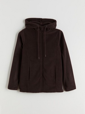 LC Waikiki Lcw Yeni Yeni Sezon Kapüşonlu Kadın Fermuarlı Sweatshirt