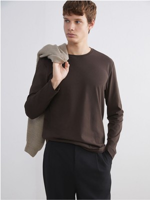 LC Waikiki Lcw Yeni Yeni Sezon Bisiklet Yaka Erkek Sweatshirt