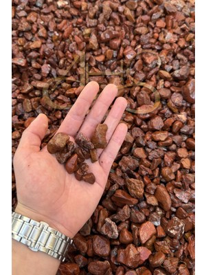 Ahs Kırmızı Bordo Dolomit Çakıl Taşı 1-3 cm 10 kg Dekoratif Bahçe Peyzaj Saksı Akvaryum Teraryum